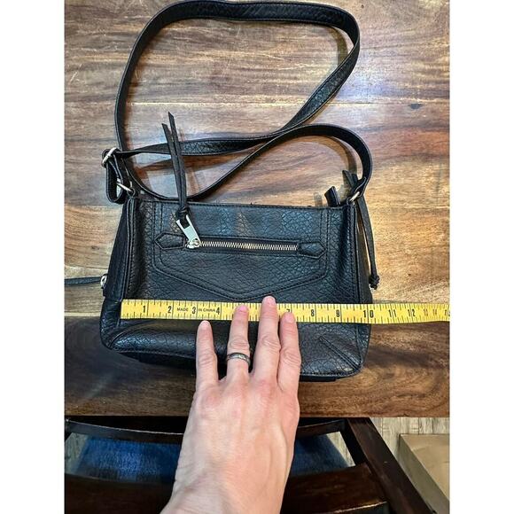 Rebecca Minkoff Black Leather Adjustable Crossbody Straps Handbag - Picture 6 of 8